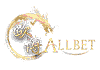 ALLBET logo — official BEWOKWIN gold-red lion live casino vendor