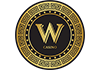 W logo — official BEWOKWIN gold-red lion live casino vendor